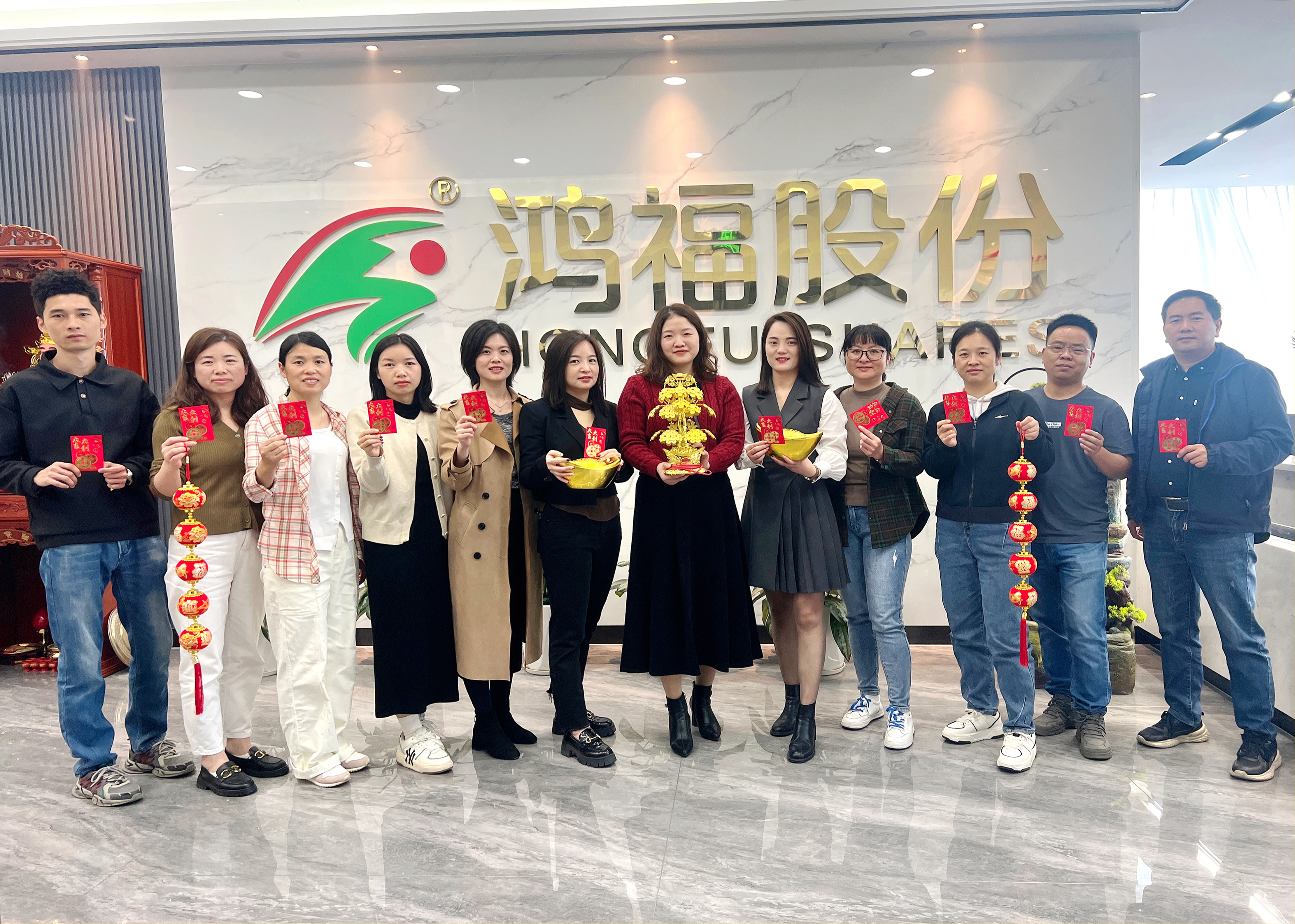 鞭炮齐声响，喜迎开门红！热烈祝贺鸿福股份开工仪式圆满礼成